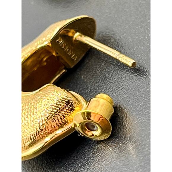 Missoma Small Organic Textured and Smooth Hoop‎ - Picture 8 of 9